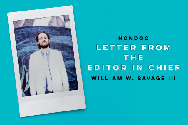 LetterFromEditor doing what's right