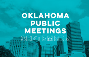 Oklahoma public meetings in September Oklahoma public meetings