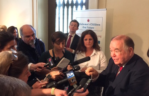 Boren launches campaign to fund education through tax Boren