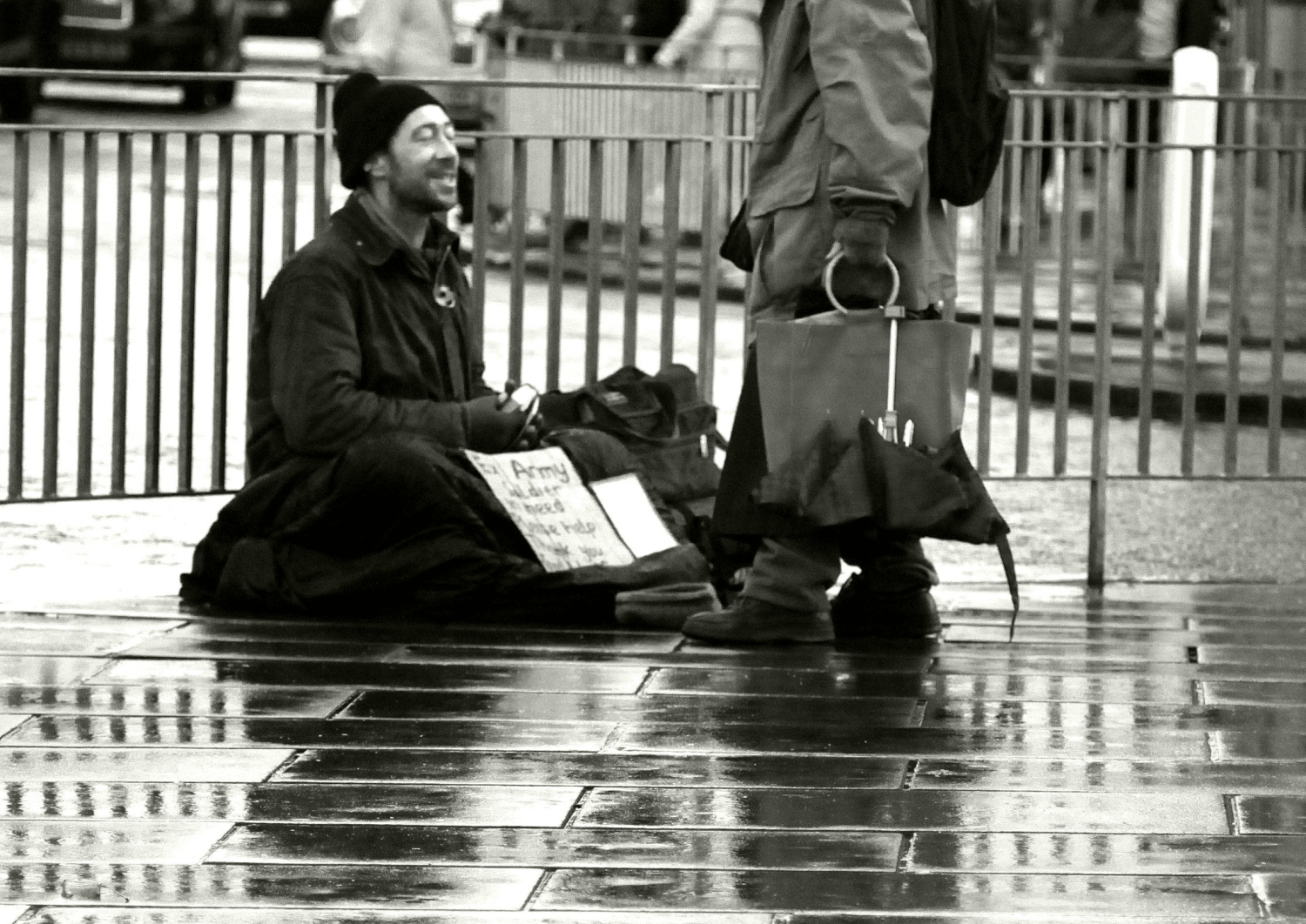 panhandlers