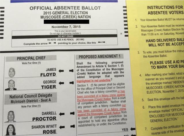 Ballot Elections in Native America
