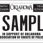 OACP Motorcycle plate personalized