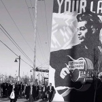 Woody Guthrie mural