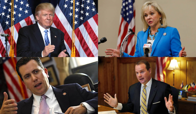 trumpfallinlambboren Trump, Fallin, Lamb, Boren