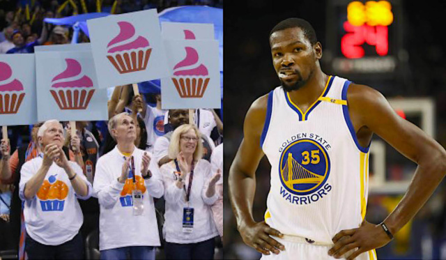 KevinCupcake Kevin Durant, Warriors have hurt feelings