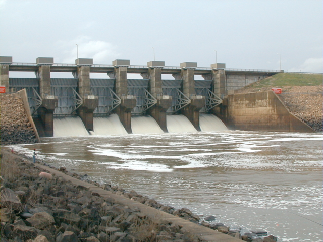 Hugo Lake spillway 1 billion dollars