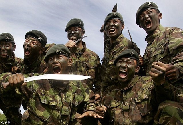 He is a soldier