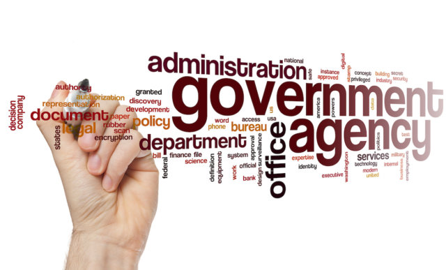 Government agency word cloud Americans for Prosperity
