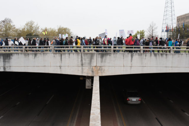Teacher Walkout Day1 teacher pay