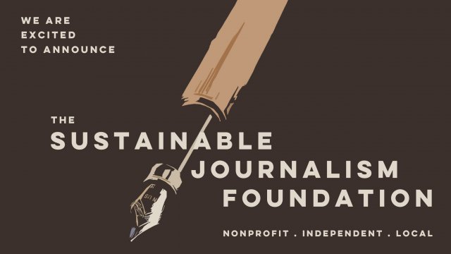 SJF Announcement Graphic Sustainable Journalism Foundation