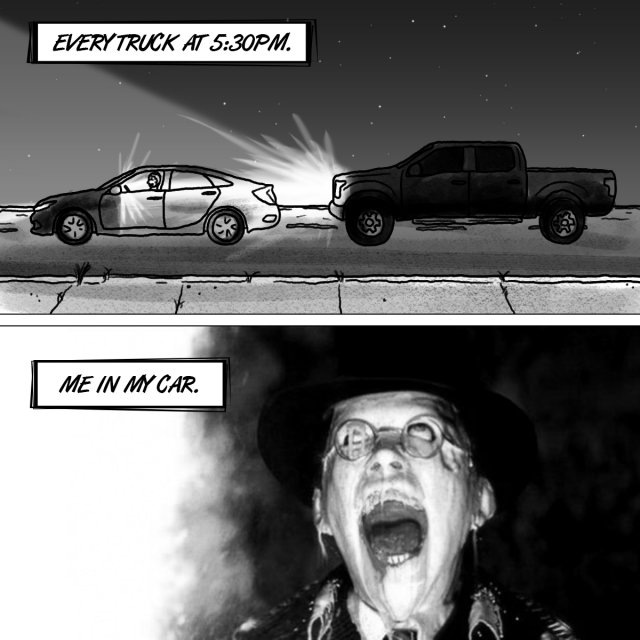 unholy headlights