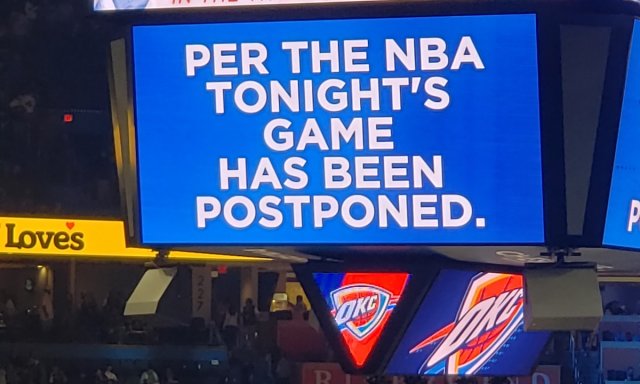 Thunder canceled COVID-19