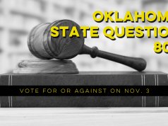 SQ 805 would put limitation of criminal penalties in Oklahoma constitution SQ 805