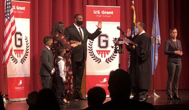 Tommie Johnson sworn in 1-4-21 Tommie Johnson III