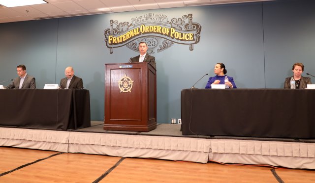 Group Stage FOP OKC Council debate OKC FOP forum