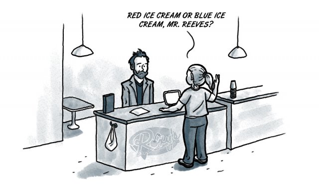 neo ice cream final Keanu Reeves