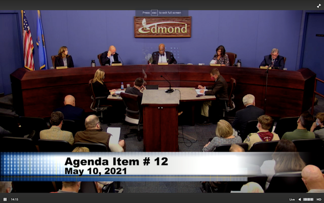Edmond City Council 5-10-21 Edmond council