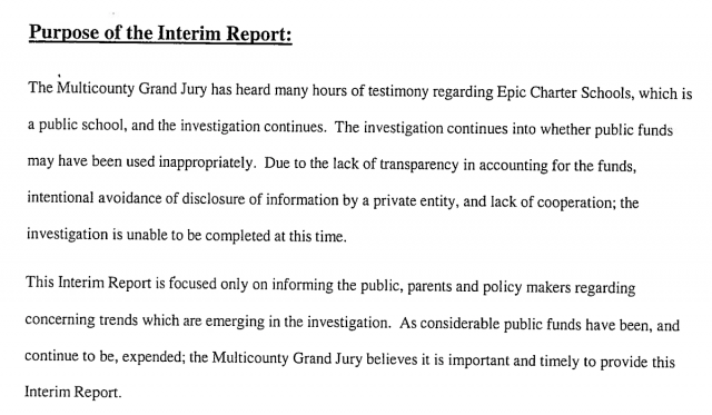 MCGJ Epic Interim Report grand jury report on Epic