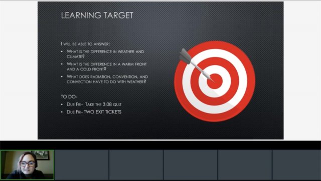 Virtual Learning Lesson Screeshot virtual charter schools