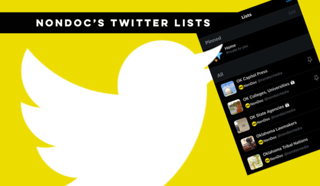 TwitterLists2021 Oklahoma state agency Twitter accounts