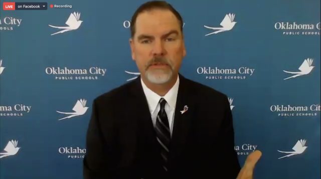 OKCPS Mask Press Conference mask requirements