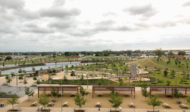 OKC Scissortail Park elevated OKC City Council