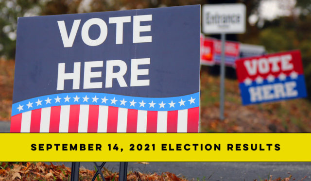 Sept2021ElectionResults Sept. 14 special election