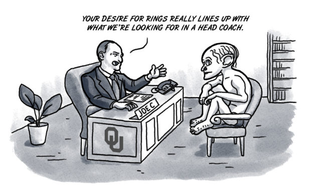 chasing rings final OU will have a new football coach soon