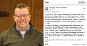 Police: Okmulgee Mayor Richard Larabee accused of embezzlement Richard Larabee