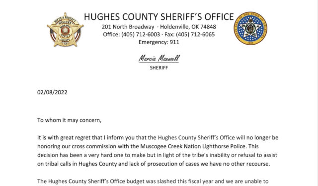 Sheriff Maxwell MCN 2-8-22 Hughes County sheriff