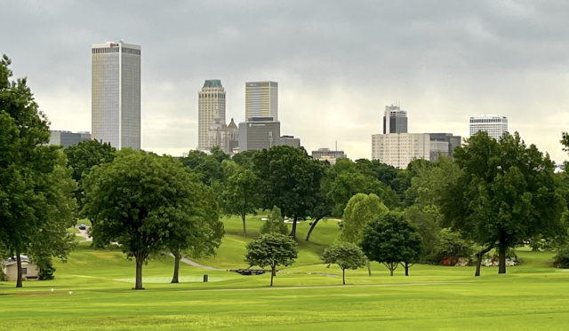 Tulsa skyline OU Polytechnic Institute