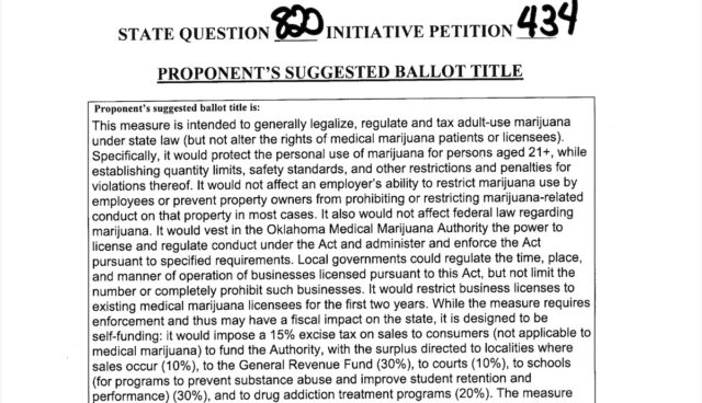 SQ 820 ballot title Will SQ 820 pass or fail?