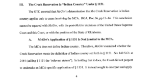 Stroble case asks OK Supreme Court to decide income tax rules on reservations Stroble case