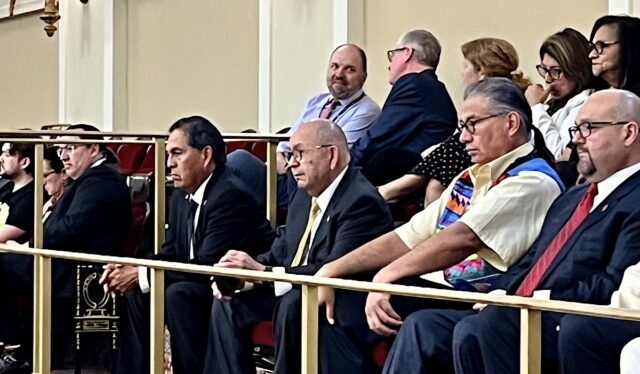 Tribal leaders Senate 7-24-23 Senate overrides Stitt