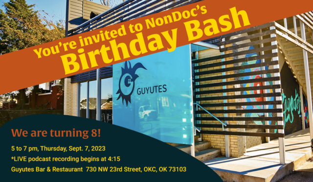 NonDocTurns8 Guyutes NonDoc happy hour
