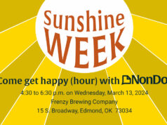 Sunshine Week happy hour: Join us March 13 at Frenzy Brewing in Edmond Frenzy Brewing Edmond, Sunshine Week