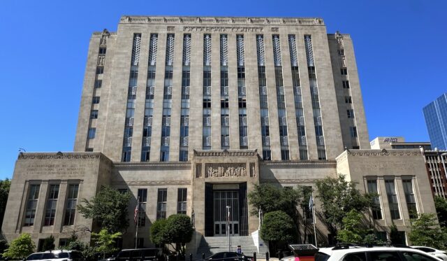 Oklahoma County CourthouseJPG legal roundup St. Isidore, DOJ sues OKCPS, Tulsa County Family Center for Juvenile Justice
