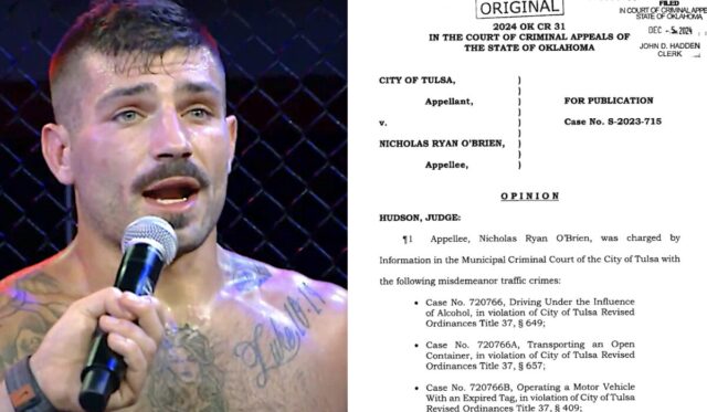 O'Brien order side by side Tulsa jurisdiction, O'Brien case