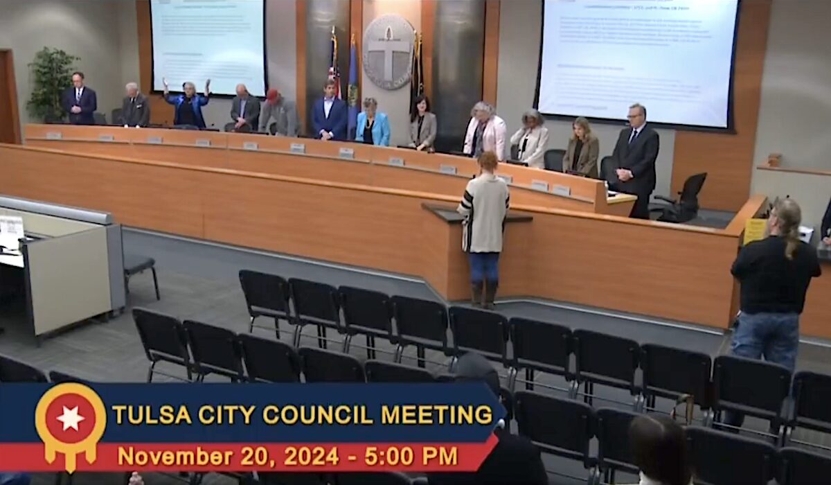 pagan prayer, Tulsa City Council