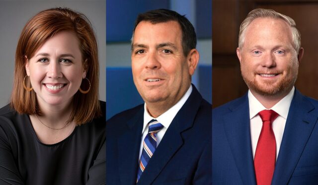 HarderOstrowHilliary 9-11-25 Stitt appoints David Ostrowe, Donelle Harder and Dustin Hilliary