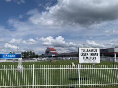 The Muscogee cemetery in a parking lot: Sand Springs oddity marks Charles Page’s lingering influence Muscogee cemetery in a parking lot