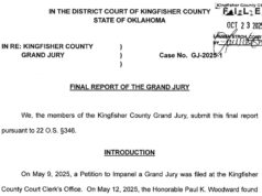 Kingfisher grand jury: Video evidence, testimony corroborate self-defense claim in 2020 shooting Benjamin Millis final report