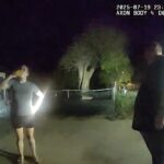 Amber Espinosa drinks during traffic stop 7-19-25