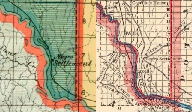 Cleveland County Black settlement graphic 2
