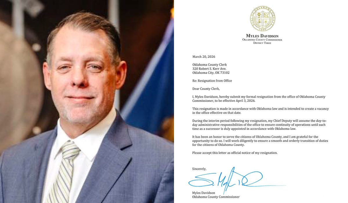 Myles Davidson resigns