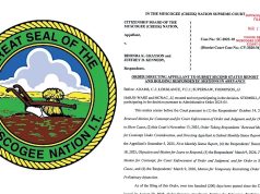 Muscogee Supreme Court orders second status report on Freedmen citizenship second status report