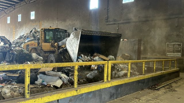 transfer excavator Edmond Transfer Station
