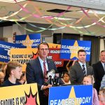 April 21, 2026 literacy legislation signing at John Rex Elementary