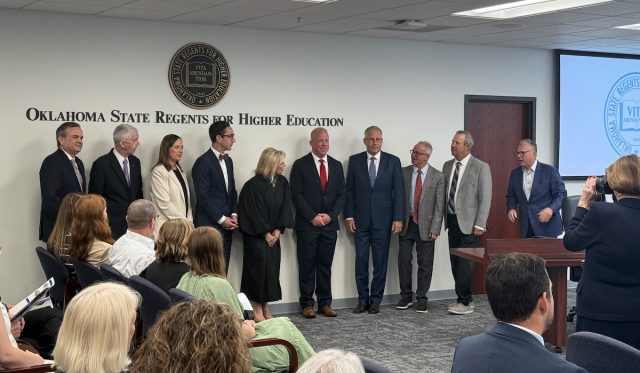5-29-26 State Regents group photo 2 performance-based funding formula