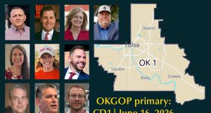 Cheat sheet: Hern decision draws 10 to Oklahoma’s 1st Congressional District GOP primary Oklahoma's 1st Congressional District